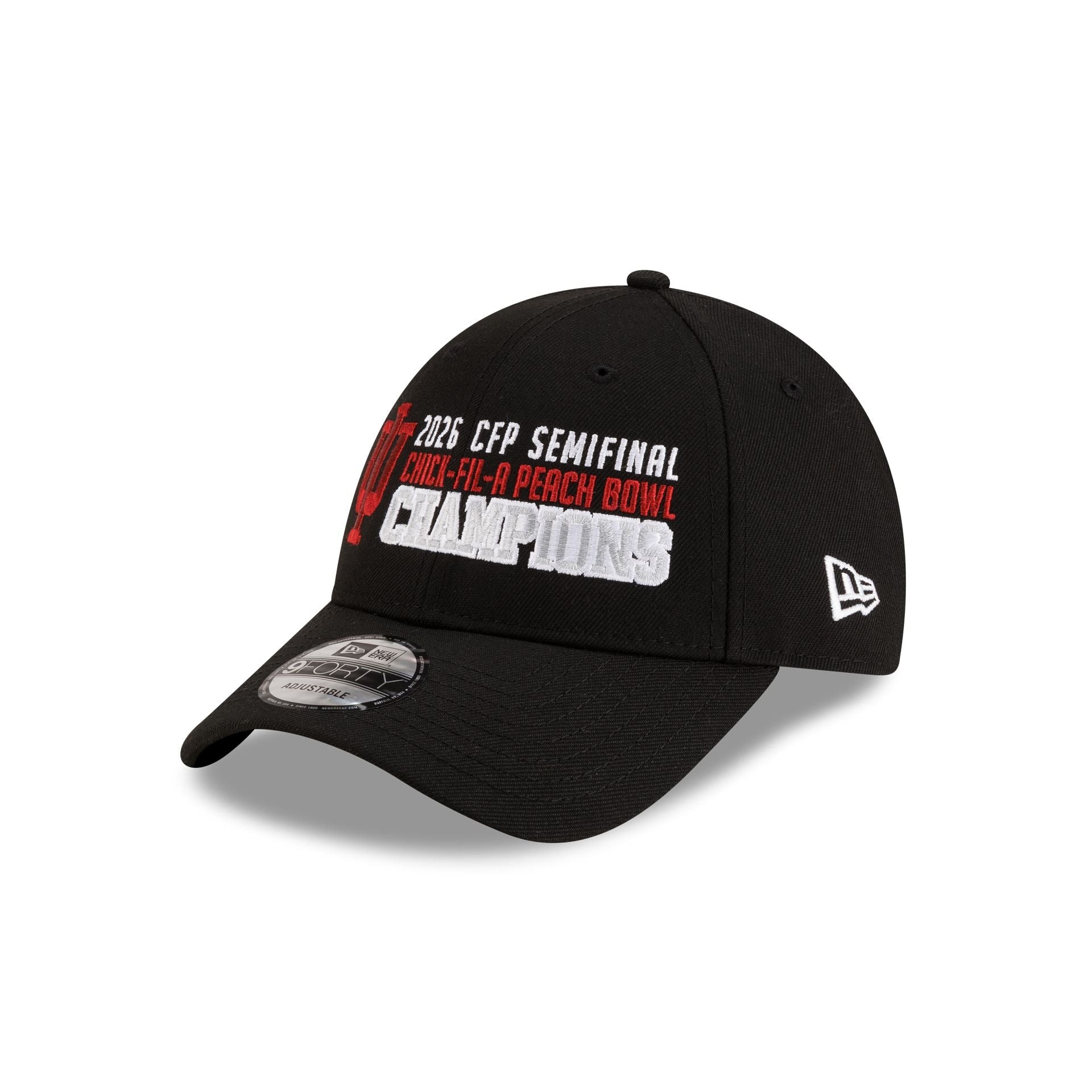Indiana Hoosiers 2026 Peach Bowl Champions 9FORTY Adjustable Hat