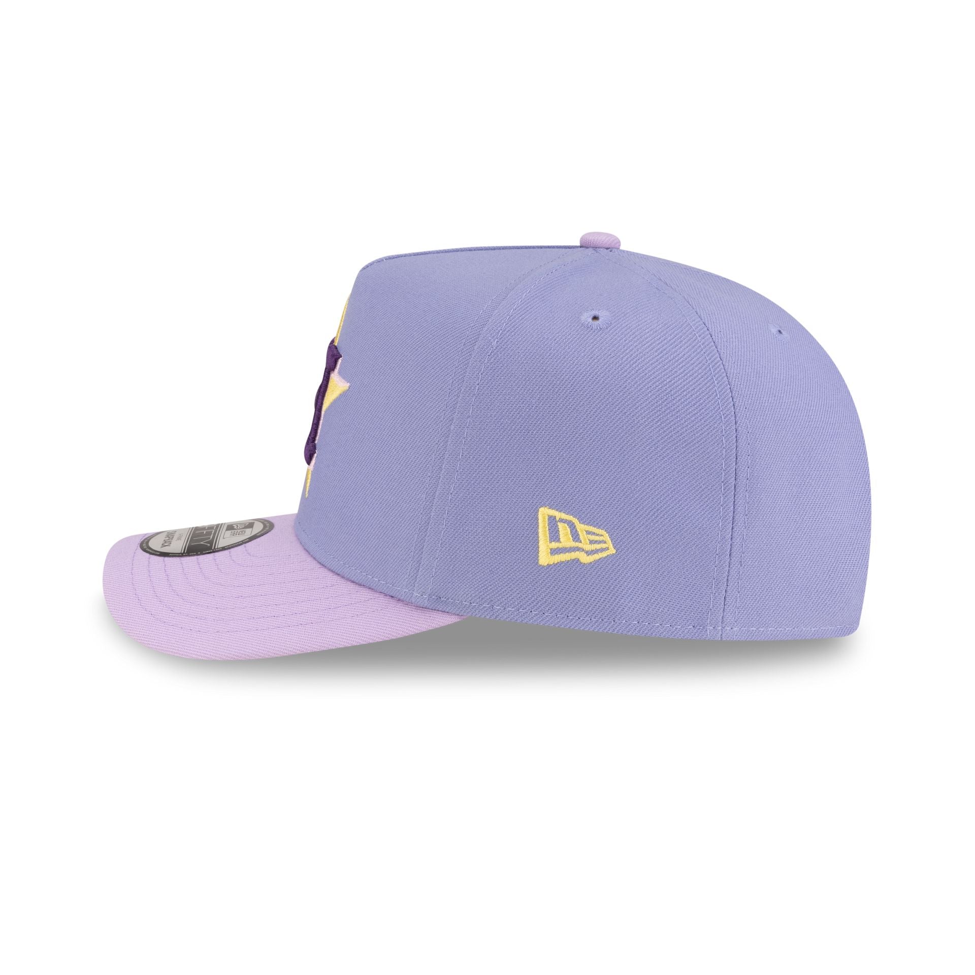 Houston Astros Lavender 9FIFTY A-Frame Snapback Hat