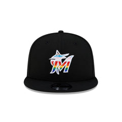 Miami Marlins Pride 9FIFTY Snapback Hat
