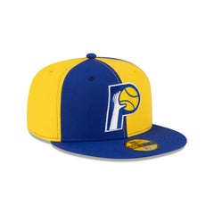 Indiana Pacers Hardwood Classics 80s Pinwheel 59FIFTY Fitted Hat