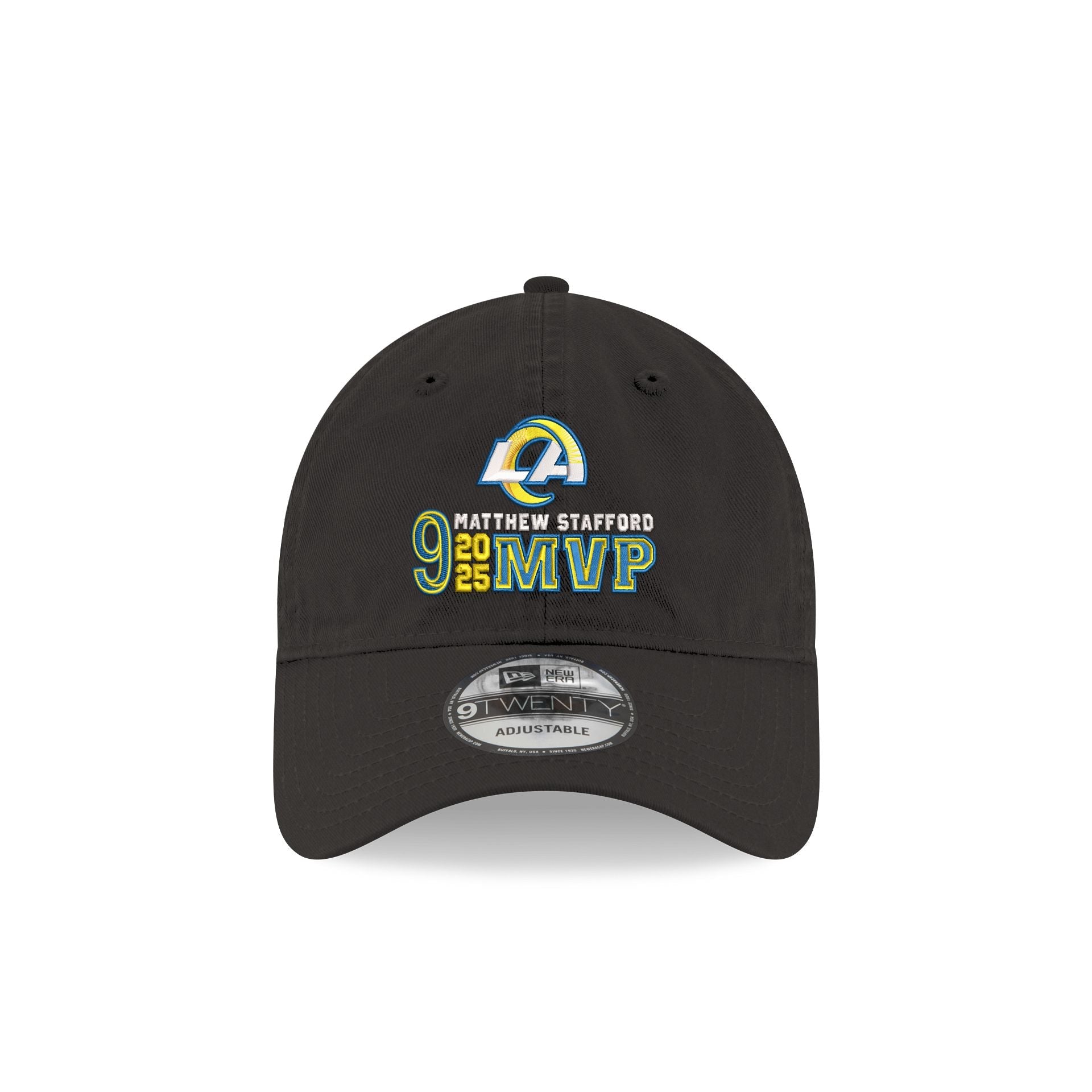 Los Angeles Rams Matthew Stafford 2025 MVP 9TWENTY Adjustable Hat