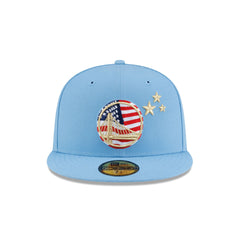 Golden State Warriors Red, White & Blue 59FIFTY Fitted Hat