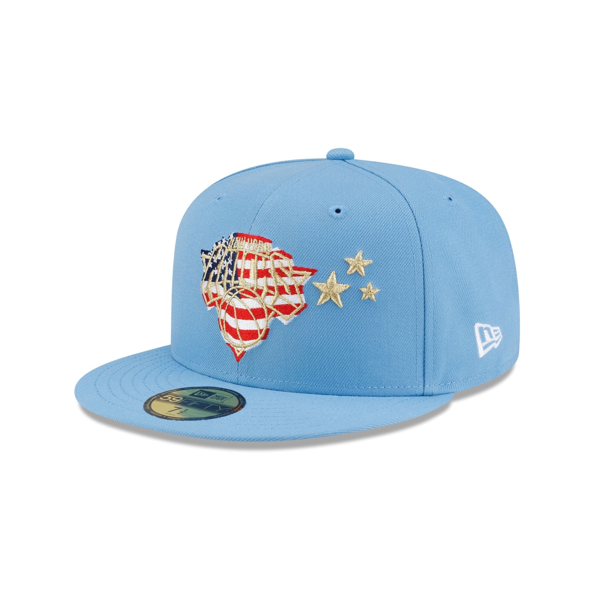 New York Knicks Red, White & Blue 59FIFTY Fitted Hat