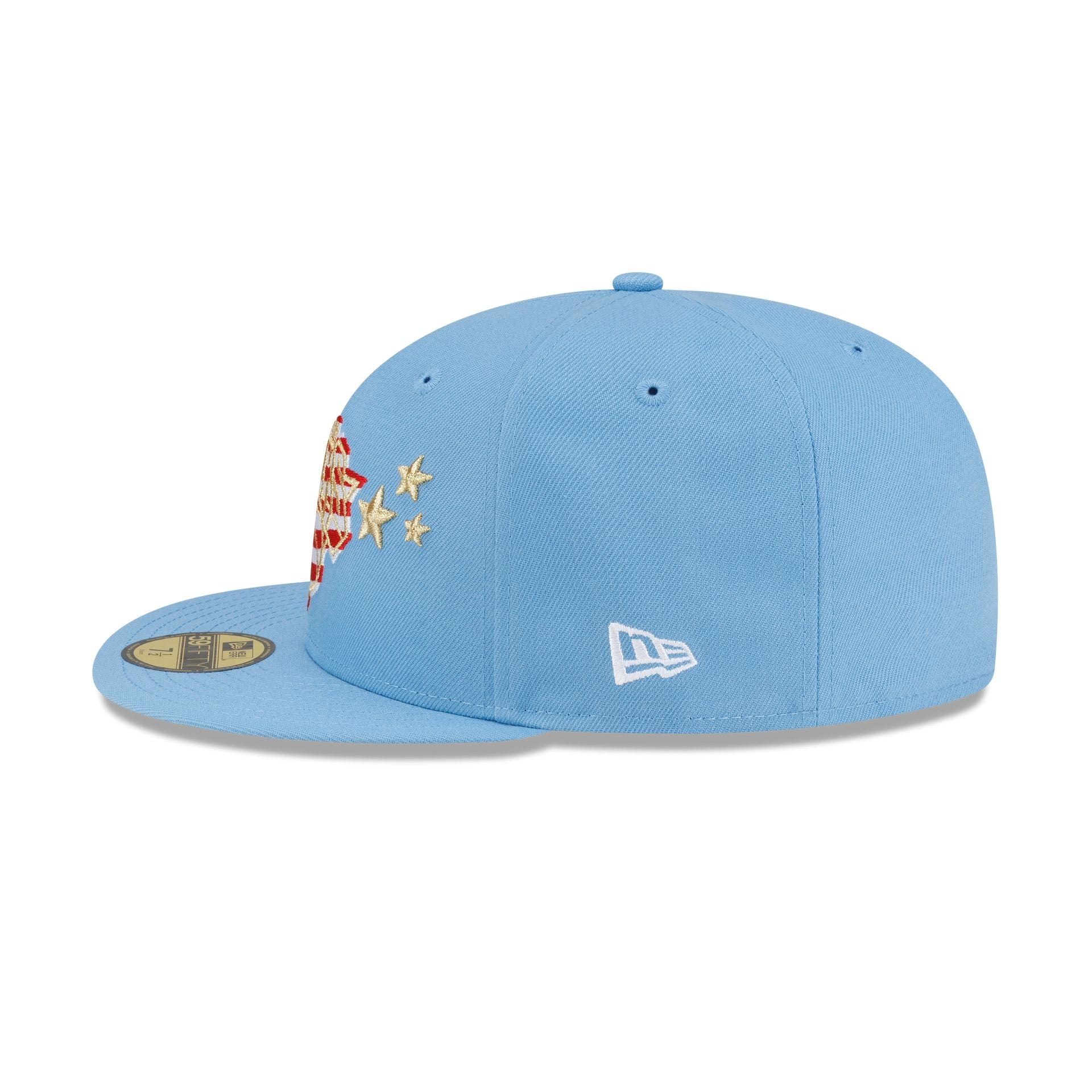 New York Knicks Red, White & Blue 59FIFTY Fitted Hat