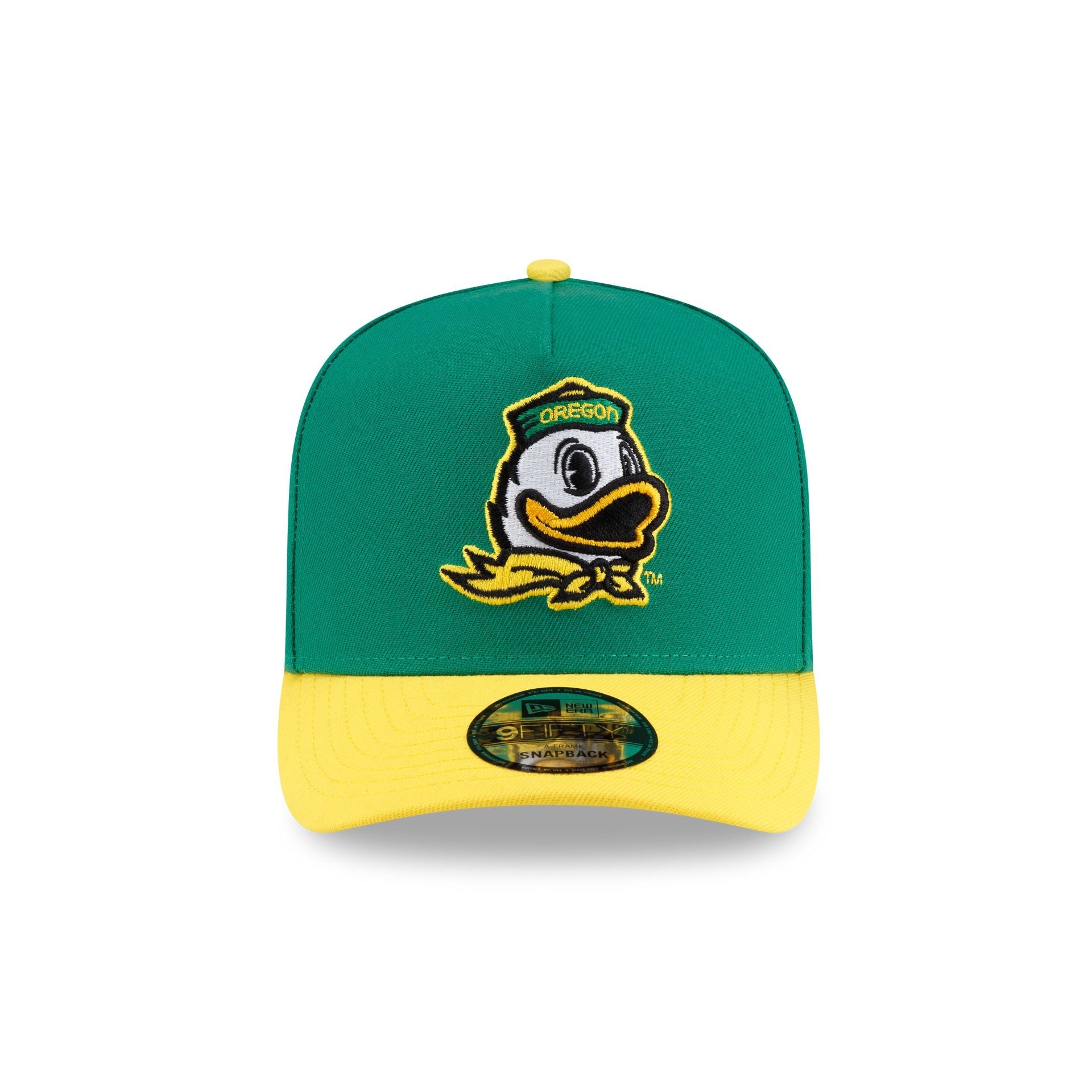Oregon Ducks Two Tone 9FIFTY A-Frame Snapback Hat
