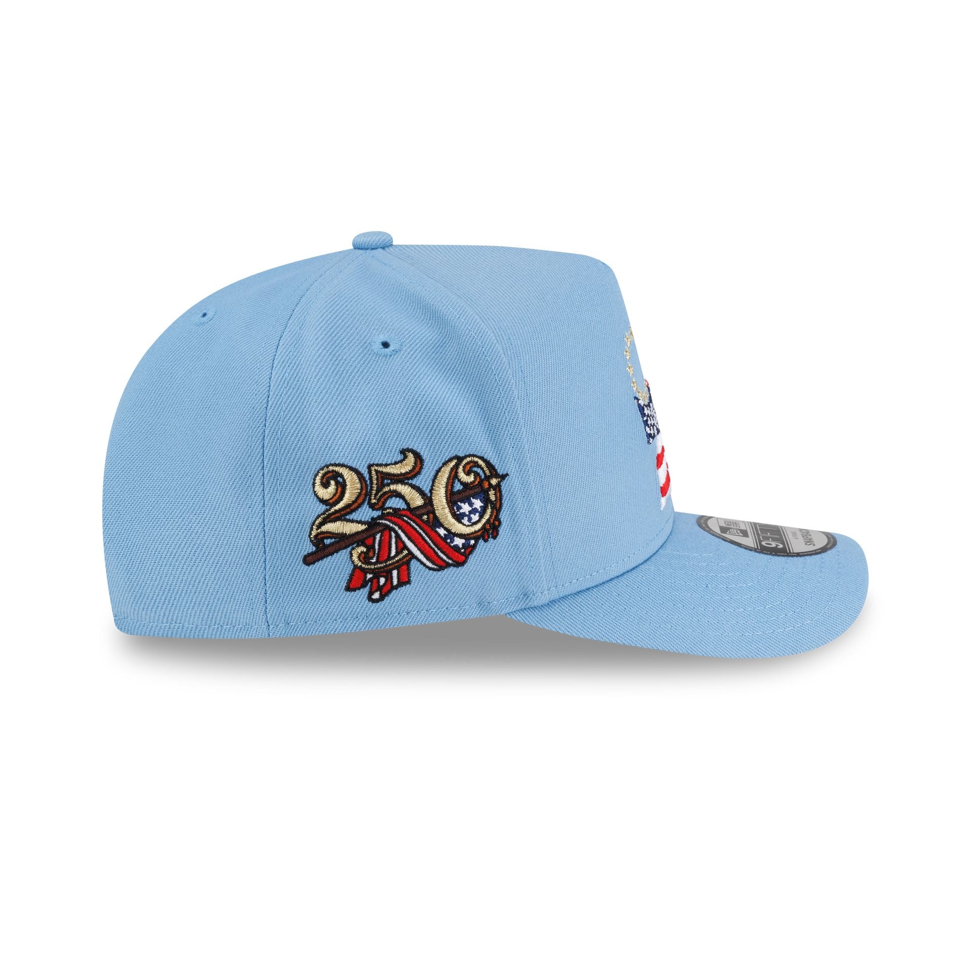 Philadelphia 76ers Red, White & Blue 9FIFTY A-Frame Snapback Hat