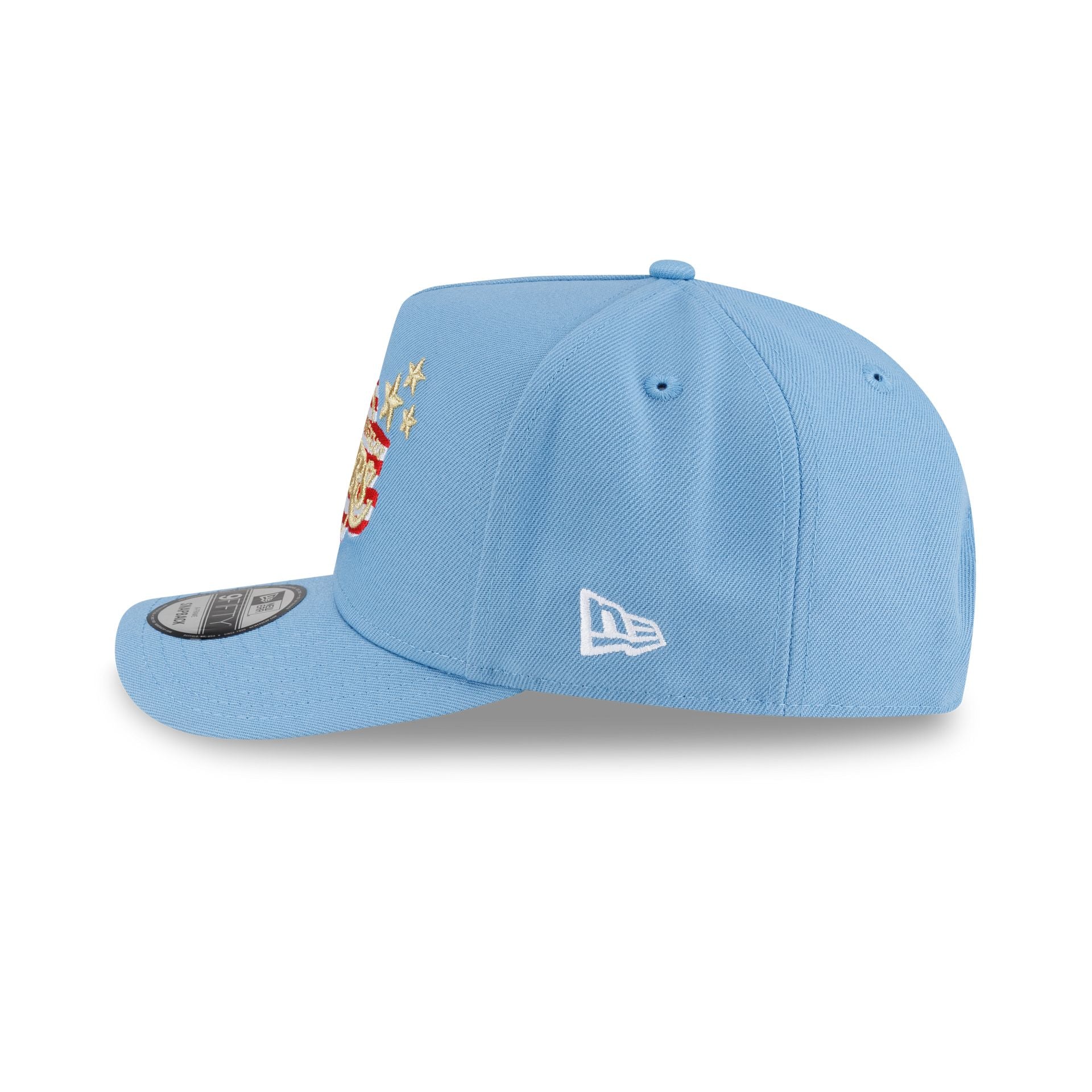 Los Angeles Lakers Red, White & Blue 9FIFTY A-Frame Snapback Hat