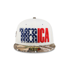New Era Cap 'Merica Chrome White 59FIFTY Fitted Hat