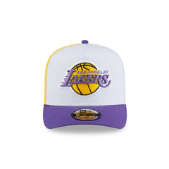 Los Angeles Lakers Hardwood Classics 90s Panel 9FIFTY A-Frame Snapback Hat