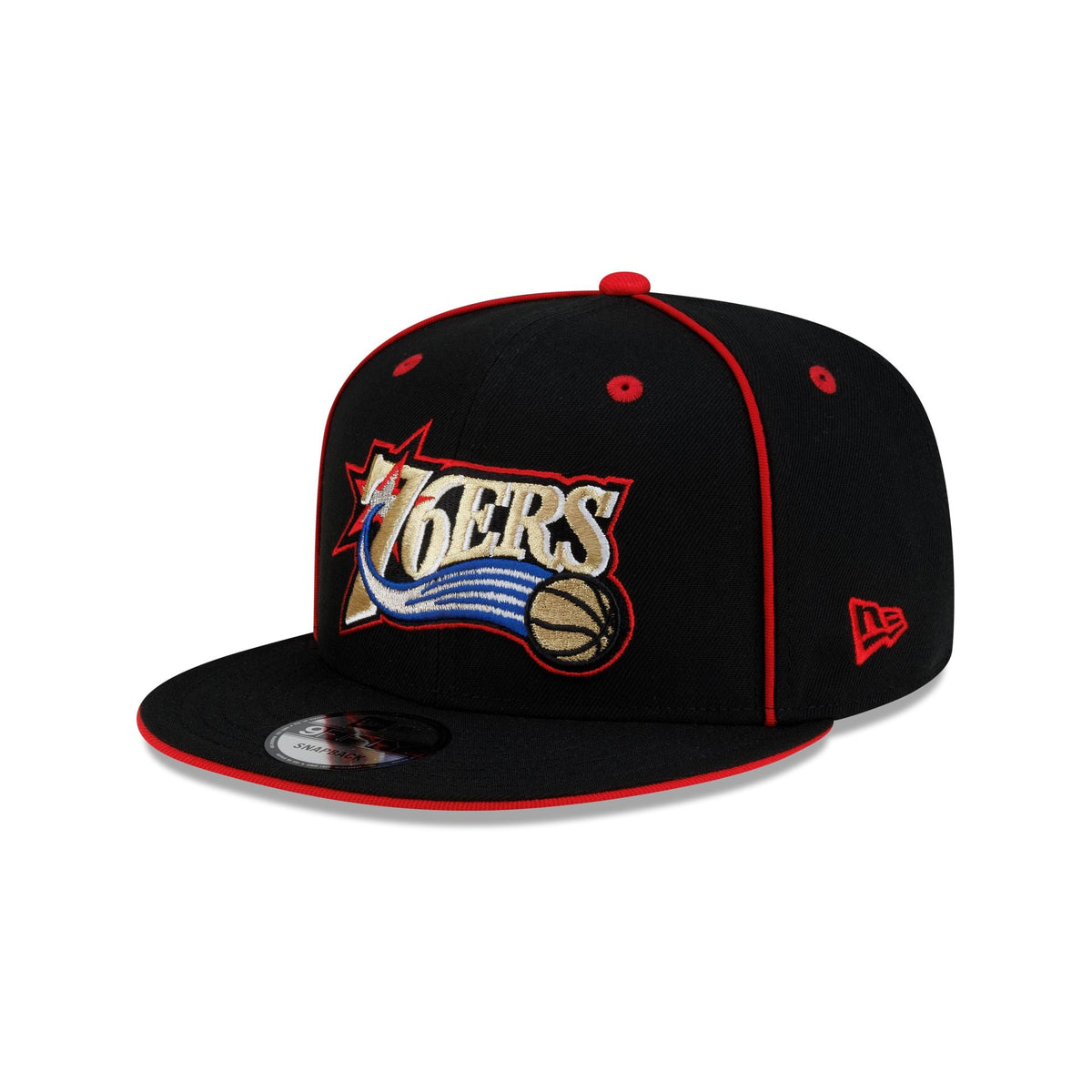 Philadelphia 76ers Hardwood Classics 2000s Flip 9FIFTY Snapback Hat
