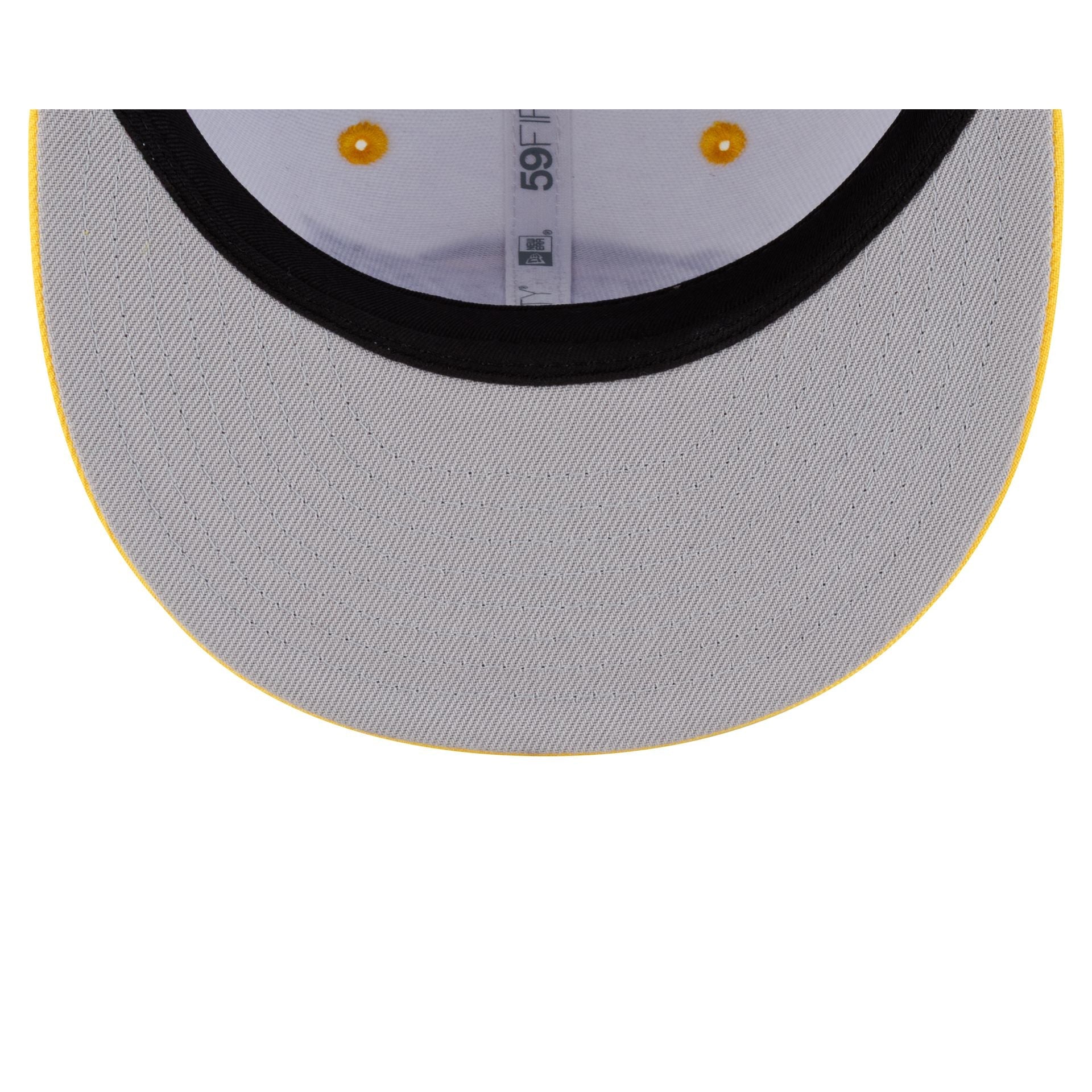 Los Angeles Lakers Hardwood Classics 2000s White Stitch 59FIFTY Fitted Hat