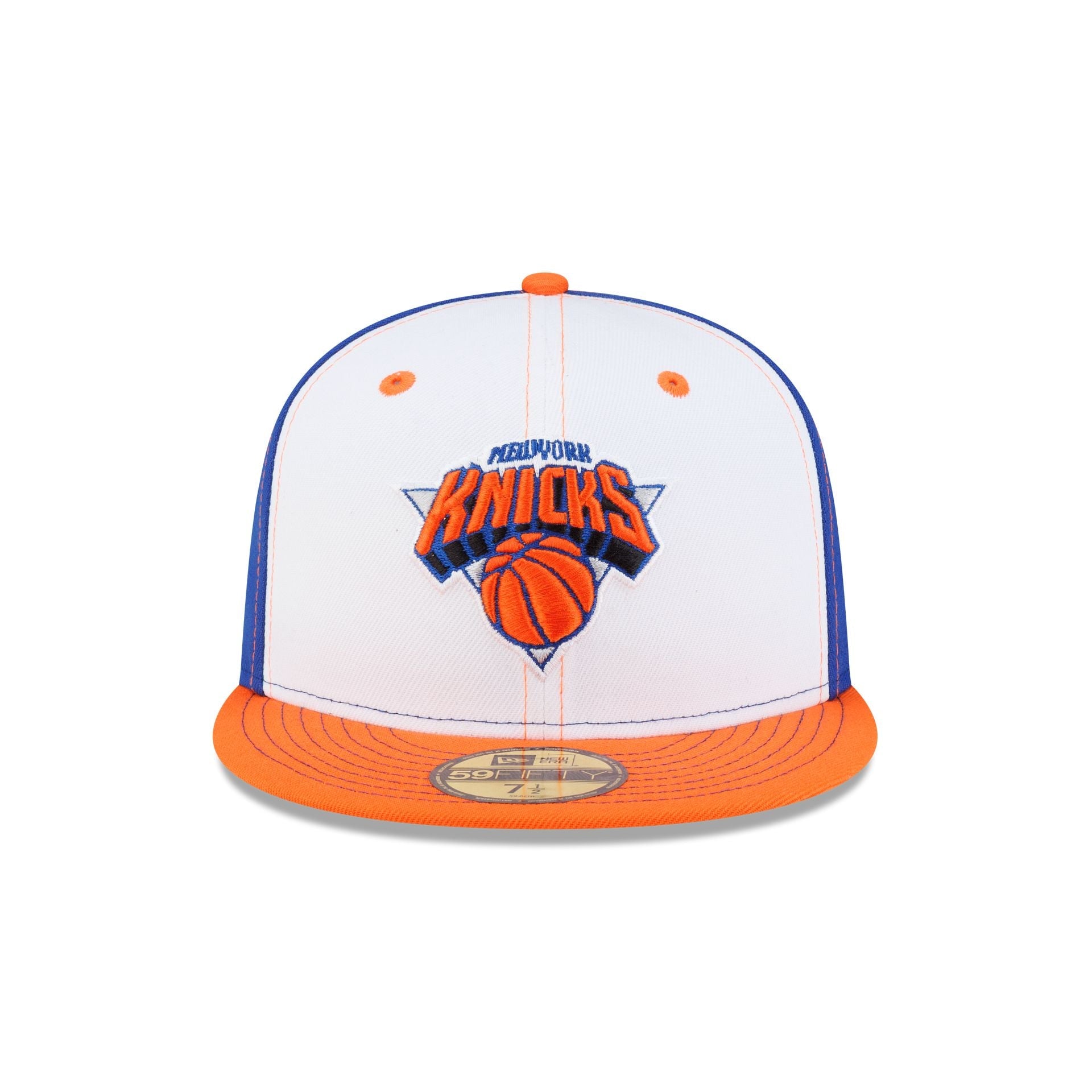 New York Knicks Hardwood Classics 2000s White Stitch 59FIFTY Fitted Hat