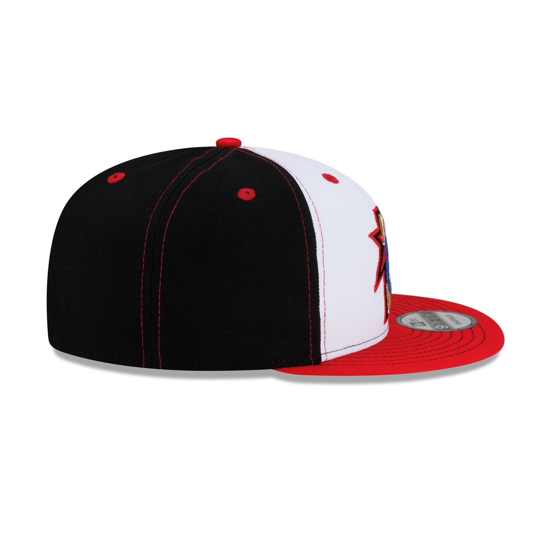 Philadelphia 76ers Hardwood Classics 2000s White Stitch 9FIFTY Snapback Hat