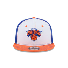 New York Knicks Hardwood Classics 2000s White Stitch 9FIFTY Snapback Hat