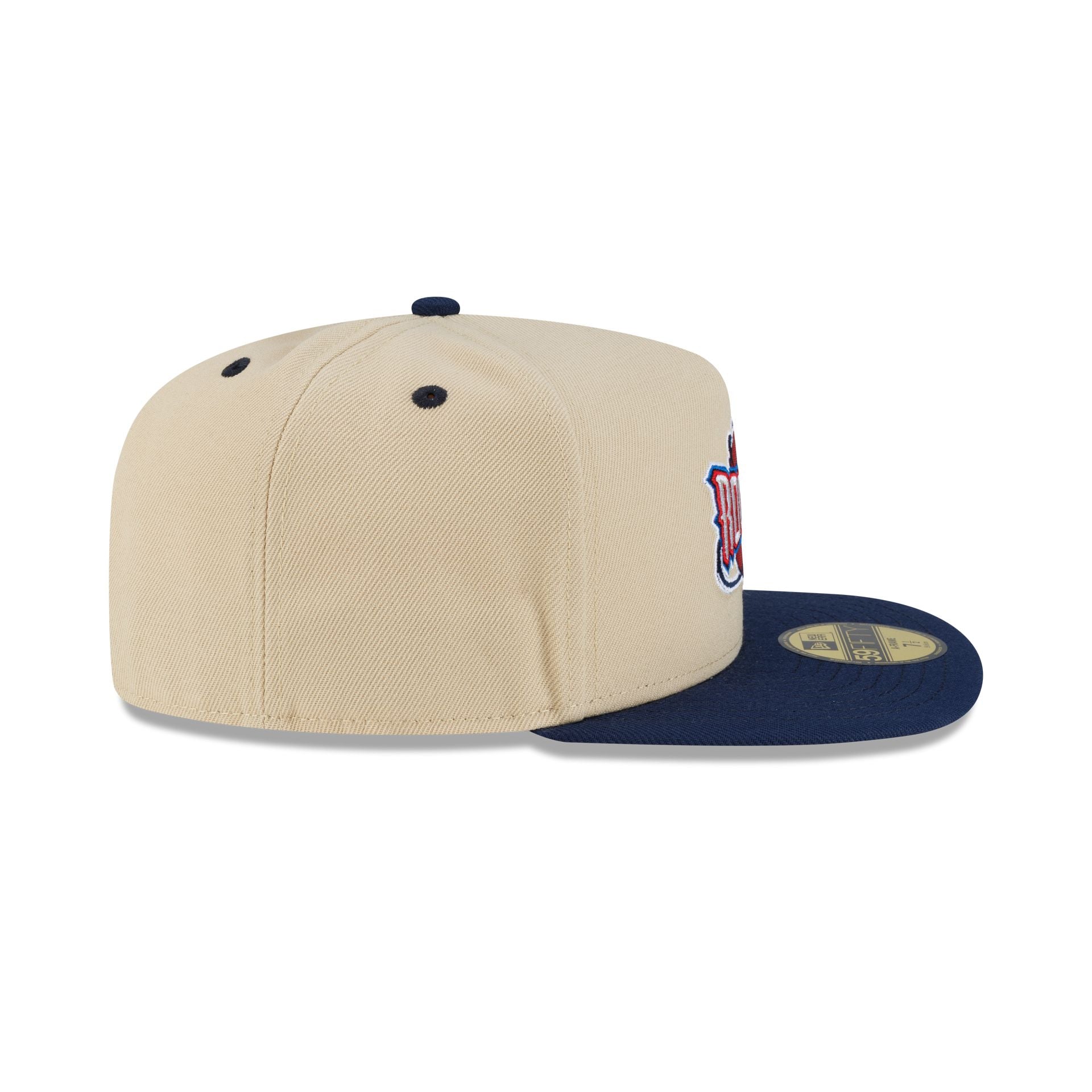 Houston Rockets Hardwood Classics 2000s Gold 59FIFTY A-Frame Fitted Hat