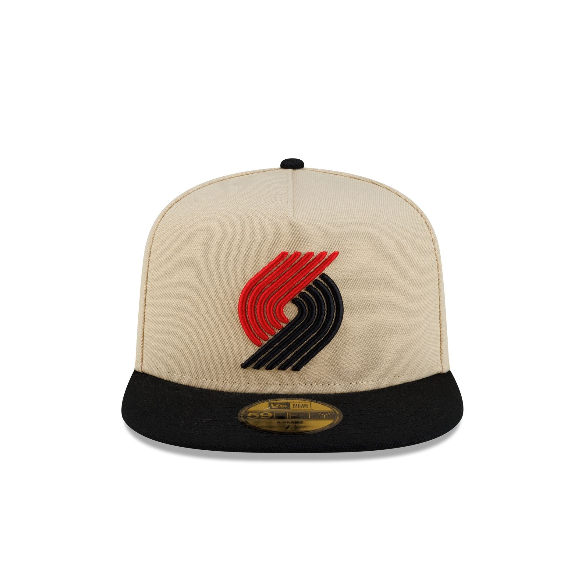 Portland Trail Blazers Hardwood Classics 2000s Gold 59FIFTY A-Frame Fitted Hat