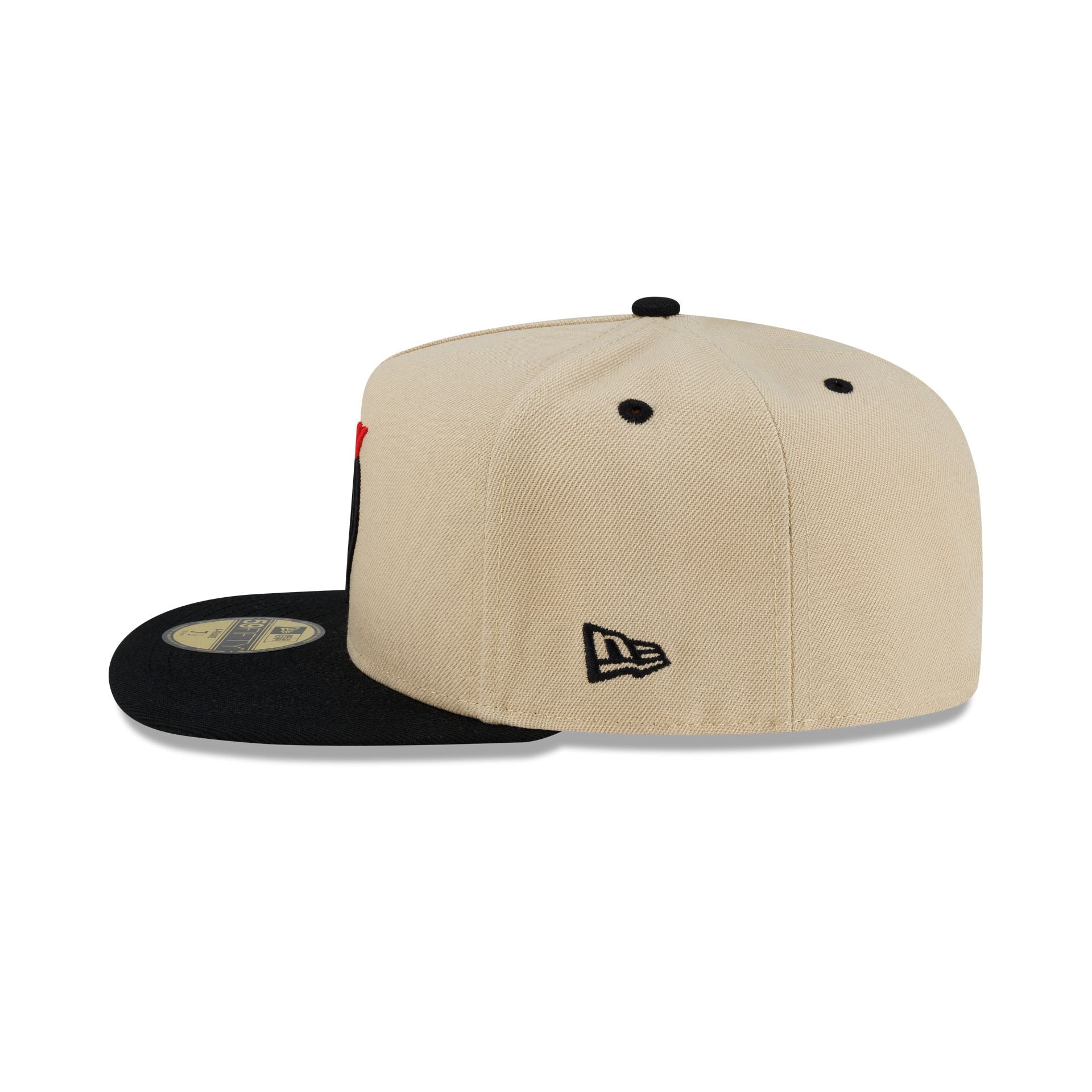Portland Trail Blazers Hardwood Classics 2000s Gold 59FIFTY A-Frame Fitted Hat