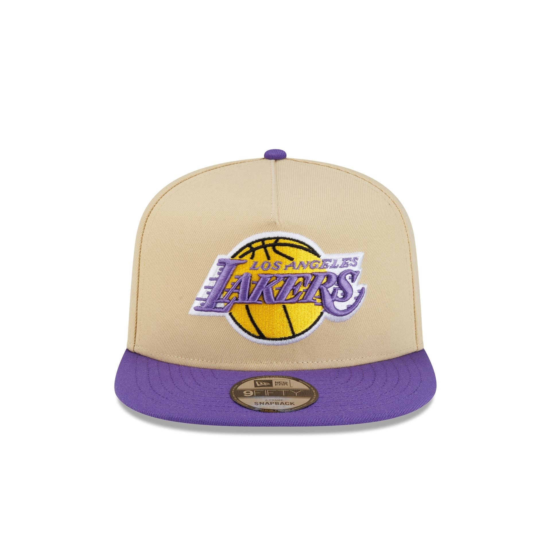 Los Angeles Lakers Hardwood Classics 2000s Gold 9FIFTY A-Frame Snapback Hat
