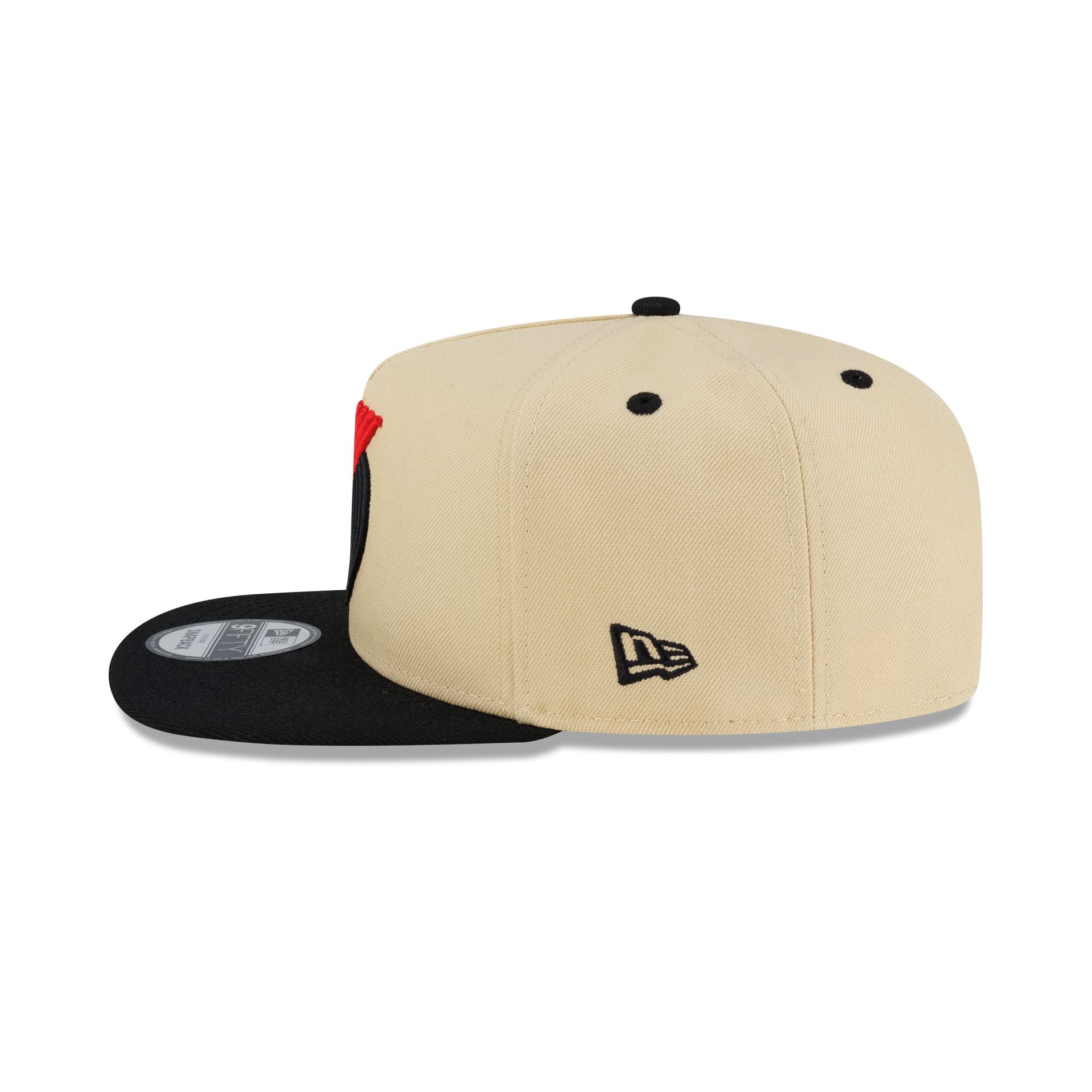Philadelphia 76ers Hardwood Classics 2000s Gold 9FIFTY A-Frame Snapback Hat