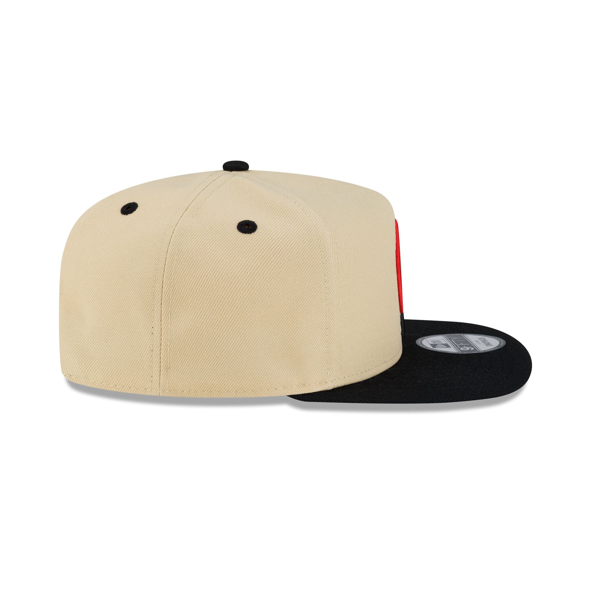 Philadelphia 76ers Hardwood Classics 2000s Gold 9FIFTY A-Frame Snapback Hat