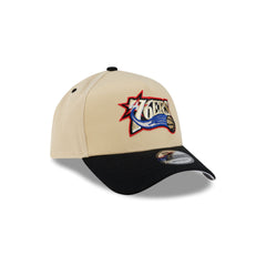 Philadelphia 76ers Hardwood Classics 2000s Gold 9FORTY A-Frame Snapback Hat