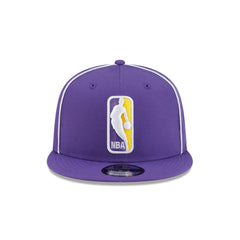 Los Angeles Lakers Hardwood Classics 2000s Piping 9FIFTY Snapback Hat