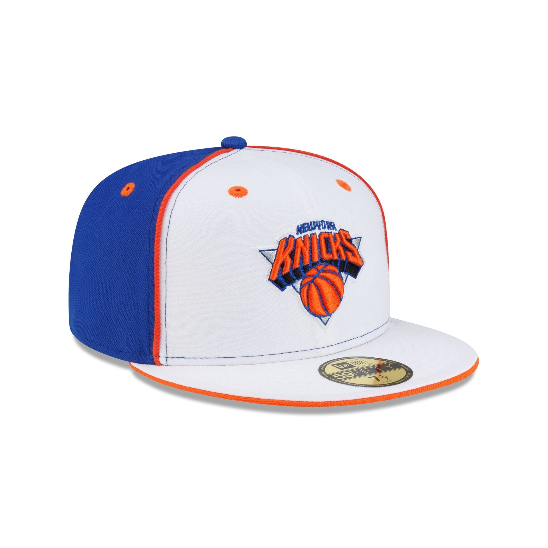 New York Knicks Hardwood Classics 2000s Optic White Flip 59FIFTY Fitted Hat