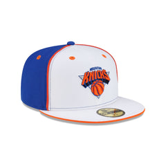 New York Knicks Hardwood Classics 2000s Optic White Flip 59FIFTY Fitted Hat