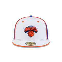New York Knicks Hardwood Classics 2000s Optic White Flip 59FIFTY Fitted Hat