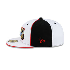 Philadelphia 76ers Hardwood Classics 2000s Optic White Flip 59FIFTY Fitted Hat
