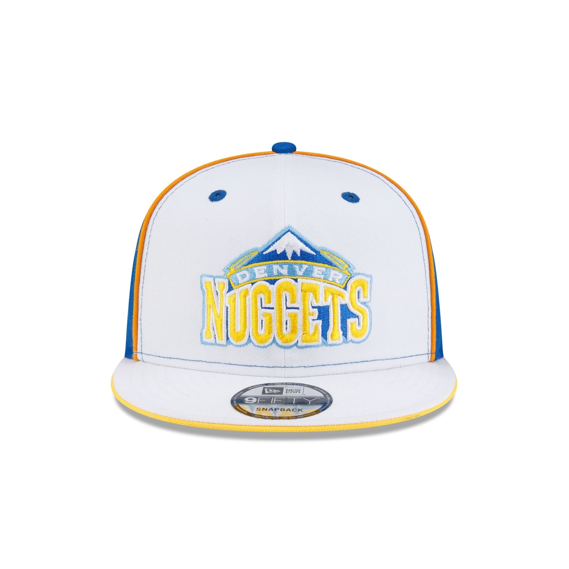 Denver Nuggets Hardwood Classics 2000s Optic White Flip 9FIFTY Snapback Hat