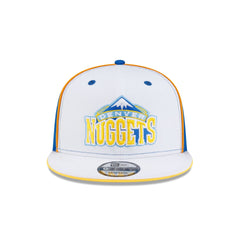 Denver Nuggets Hardwood Classics 2000s Optic White Flip 9FIFTY Snapback Hat