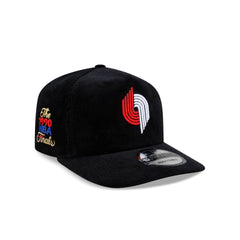 Portland Trail Blazers 1990 Finals Black & Gold Corduroy 19TWENTY Adjustable Hat