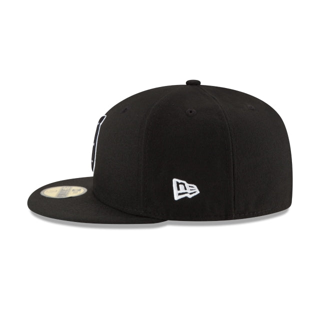 Indianapolis Colts Black & White 59FIFTY Fitted Hat