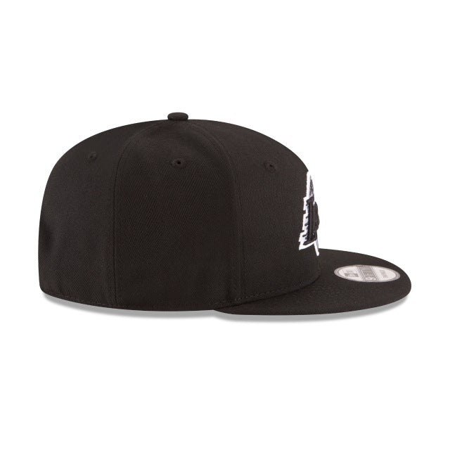 Los Angeles Lakers Basic Black 9FIFTY Snapback Hat