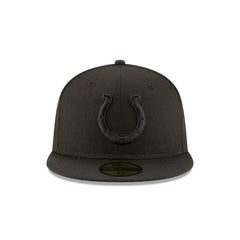Indianapolis Colts Black On Black 59FIFTY Fitted Hat