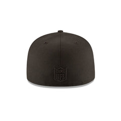 New Orleans Saints Black On Black 59FIFTY Fitted Hat