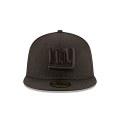 New York Giants Black On Black 59FIFTY Fitted Hat