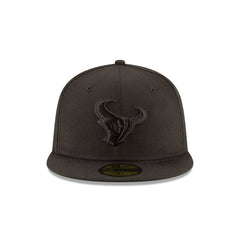 Houston Texans Black On Black 59FIFTY Fitted Hat