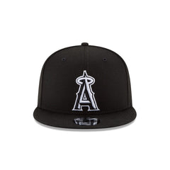 Los Angeles Angels Basic Black and White 9FIFTY Snapback Hat