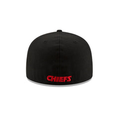 Kansas City Chiefs Black 59FIFTY Fitted Hat