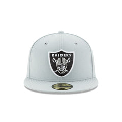 Las Vegas Raiders Grey 59FIFTY Fitted Hat