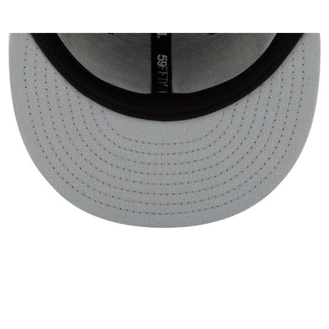 Los Angeles Dodgers Blackout Basic 59FIFTY Fitted Hat
