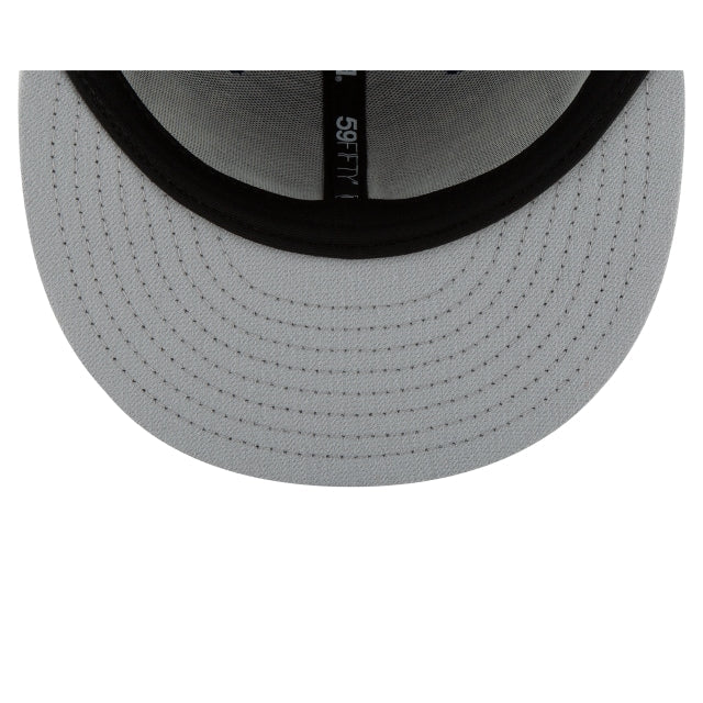 Los Angeles Angels Blackout Basic 59FIFTY Fitted Hat