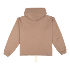 New Era Branded Alden Taupe Gray Hoodie