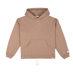 New Era Branded Alden Taupe Gray Hoodie
