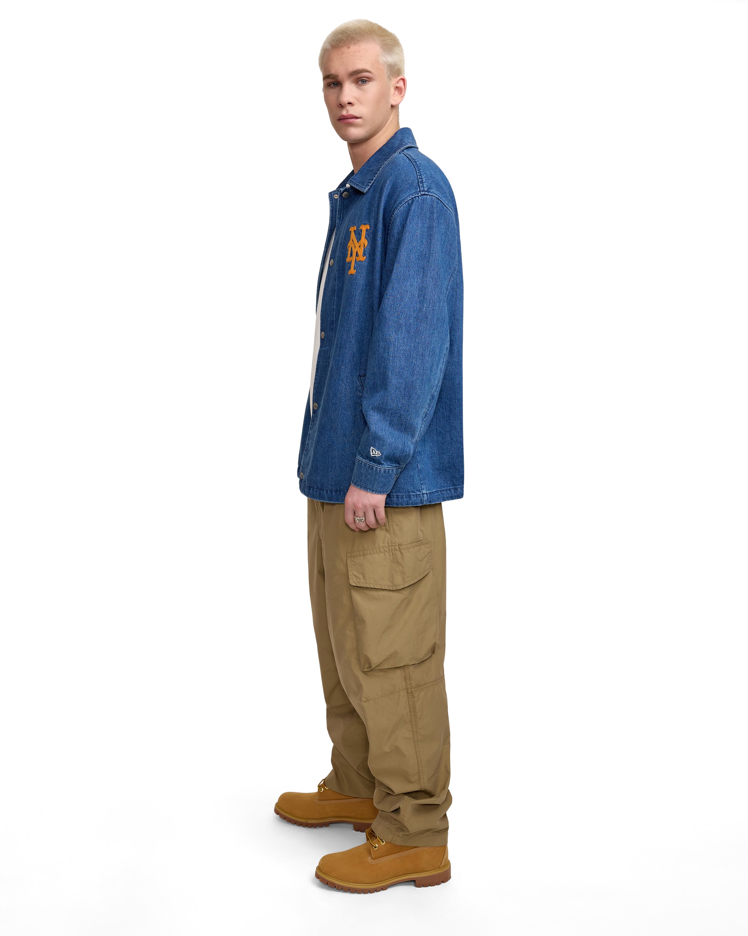 New York Mets Denim Coach Jacket