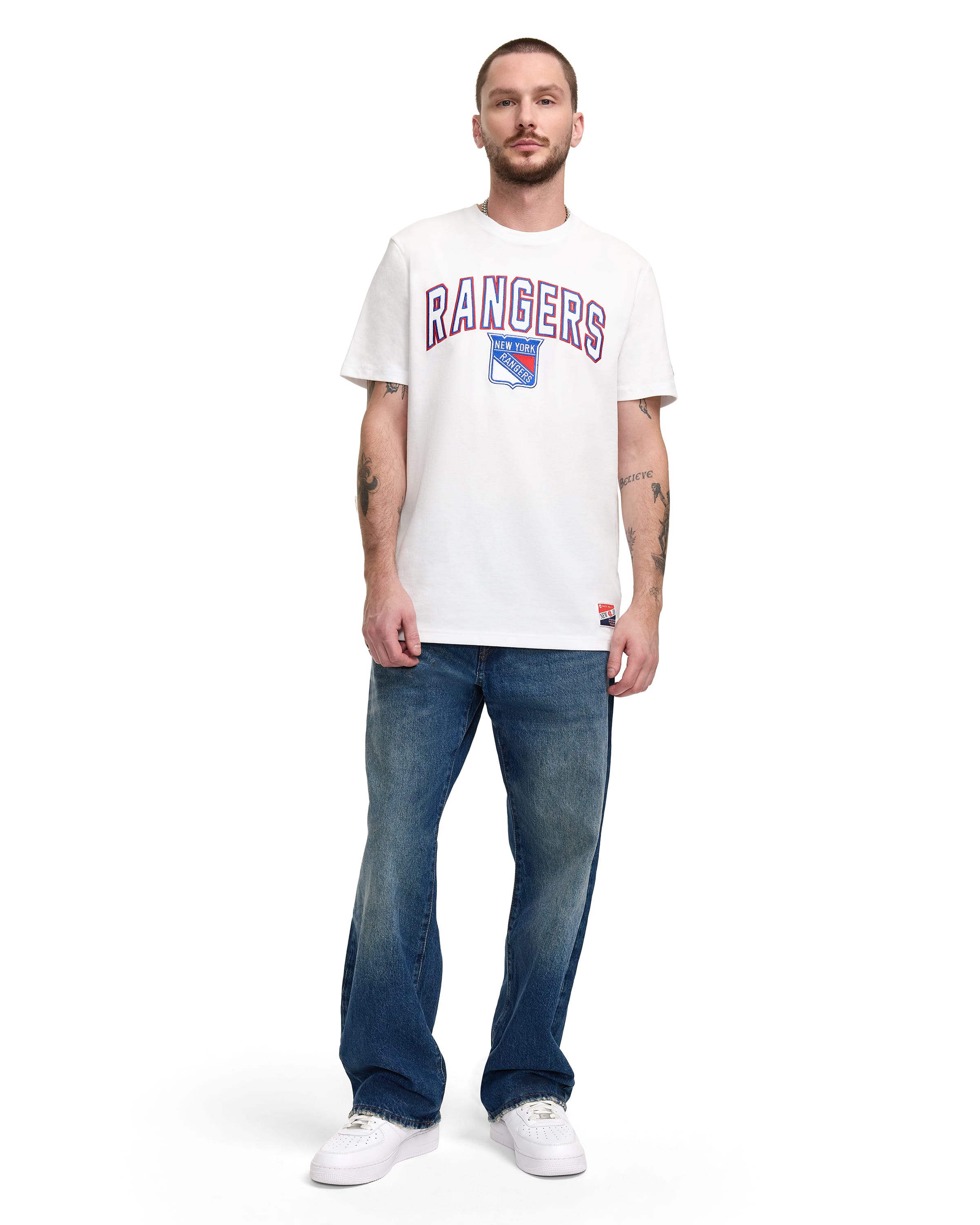 Philadelphia Flyers Throwback White T-Shirt