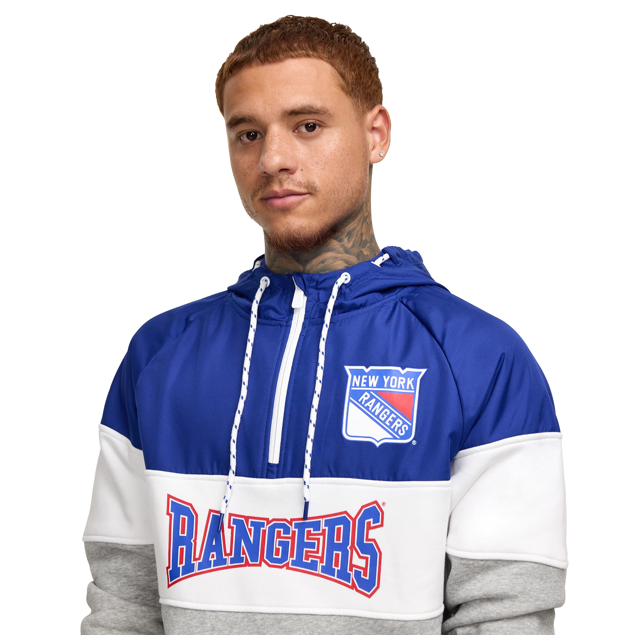 Philadelphia Flyers Throwback Color Block Hoodie