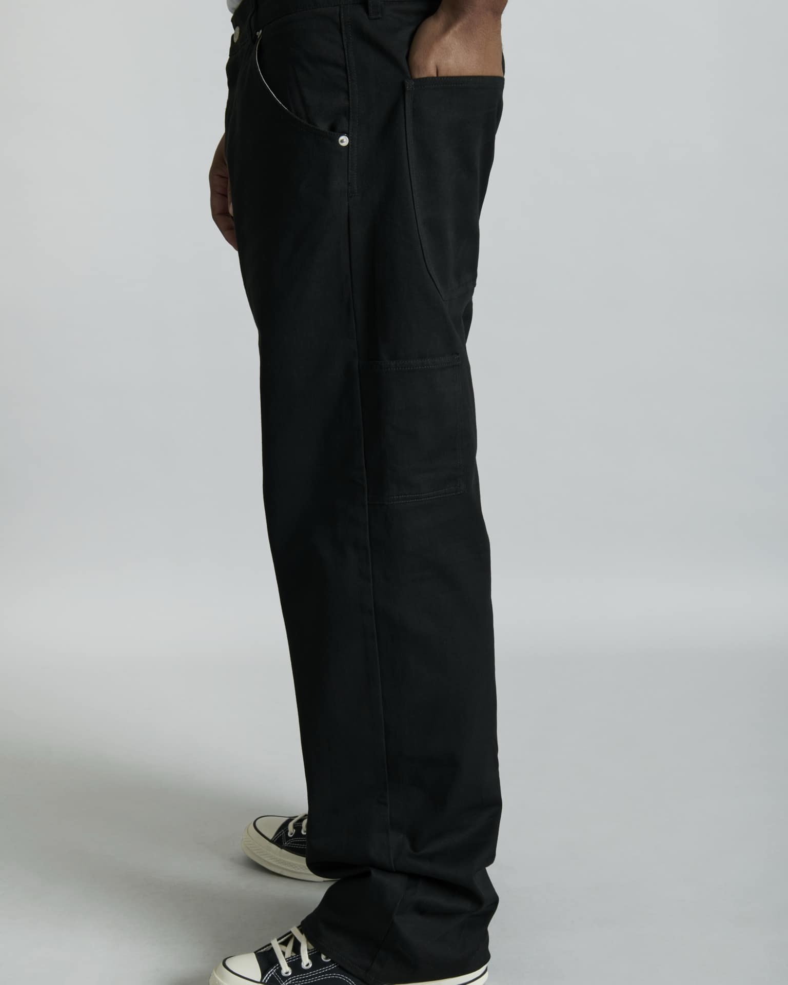 Ellicott Black Carpenter Pants